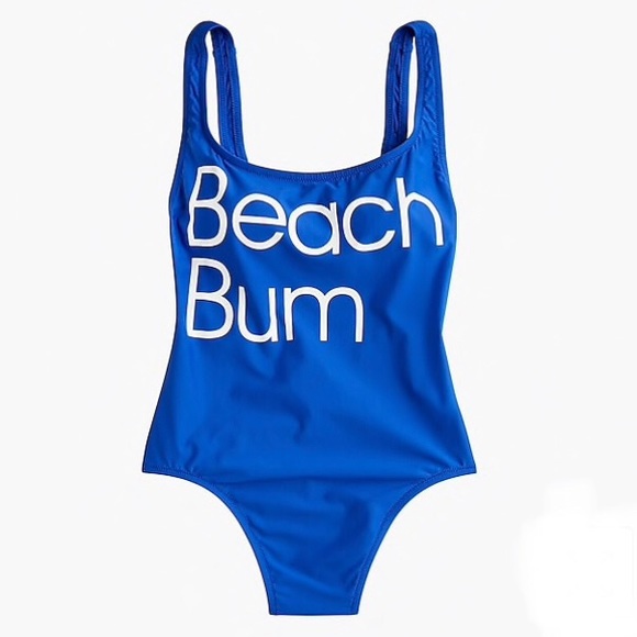 J. Crew Swim J Crew Beach Bum Scoop Back Onepiece Swimsuit Poshmark